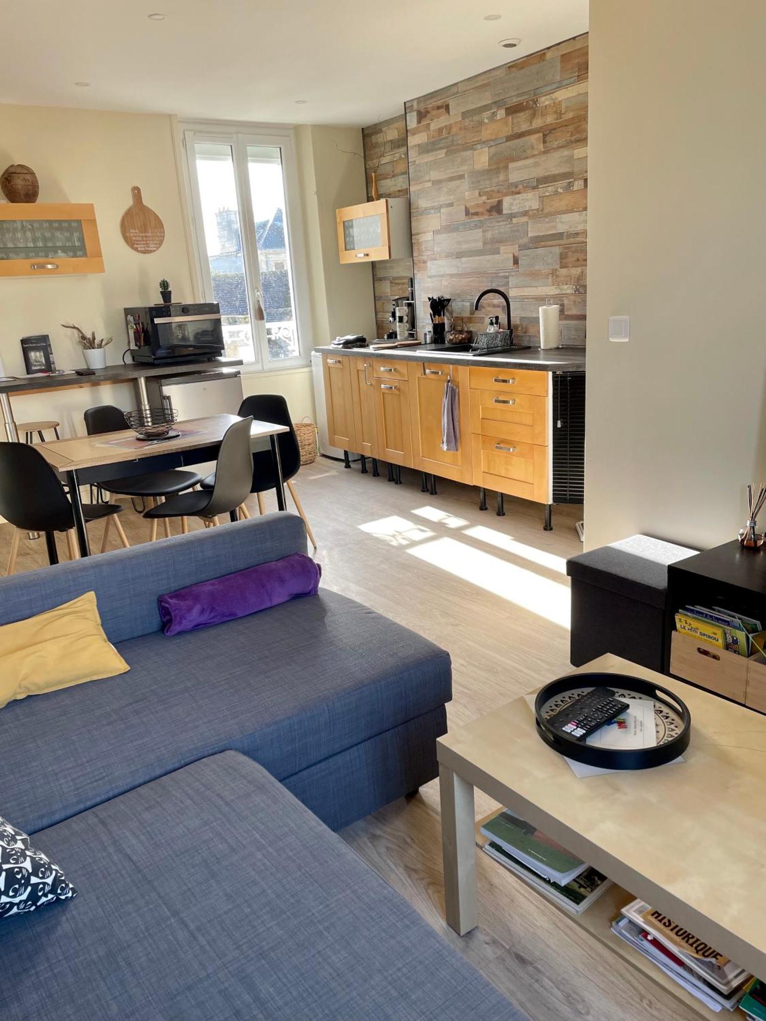 Saint-Aubin-Sur-Mer: Bel appartement traversant Extérieur photo